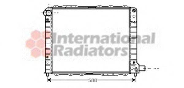 VAN WEZEL 73002054 Радіатор, охолодження двигуна