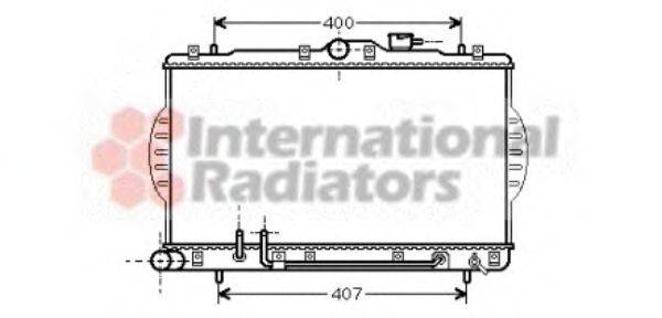 VAN WEZEL 82002034 Радіатор, охолодження двигуна