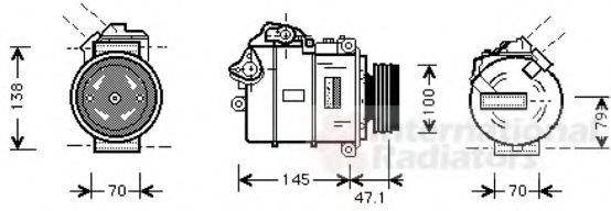 VAN WEZEL 0600K306 Компресор, кондиціонер