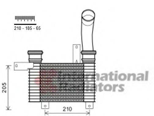 VAN WEZEL 81004094 Інтеркулер