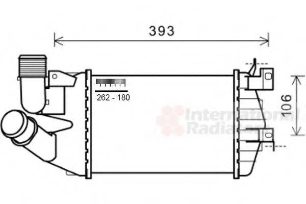 VAN WEZEL 37004584 Інтеркулер