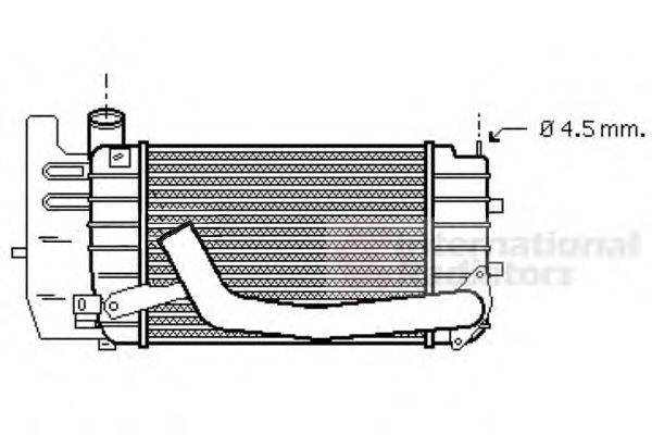 VAN WEZEL 53004361 Інтеркулер