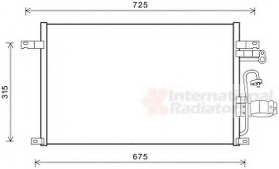 VAN WEZEL 81005137 Конденсатор, кондиціонер