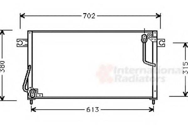 VAN WEZEL 32005146 Конденсатор, кондиціонер