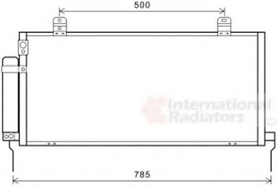 VAN WEZEL 32005221 Конденсатор, кондиціонер