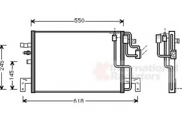 VAN WEZEL 47005048 Конденсатор, кондиціонер