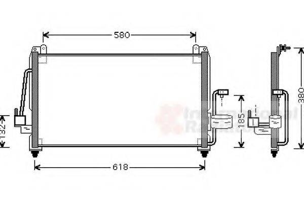 VAN WEZEL 81005040 Конденсатор, кондиціонер