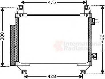 VAN WEZEL 53005665 Конденсатор, кондиціонер