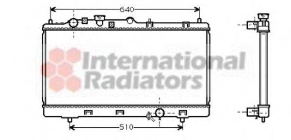 VAN WEZEL 27002151 Радіатор, охолодження двигуна