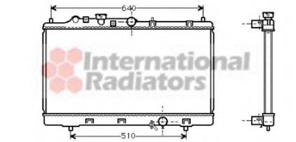 VAN WEZEL 27002153 Радіатор, охолодження двигуна