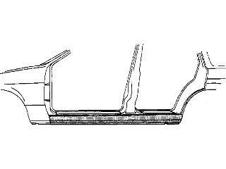 VAN WEZEL 7620103 Накладка порога