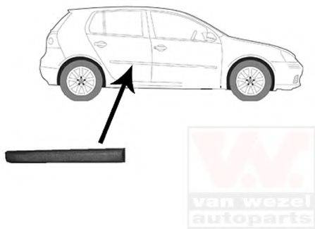 VAN WEZEL 5894406 Облицювання / захисна накладка, двері