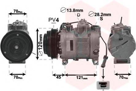 VAN WEZEL 0300K379 Компресор, кондиціонер