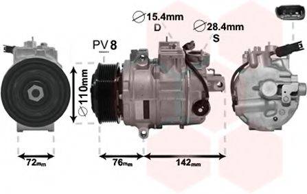 VAN WEZEL 0600K486 Компресор, кондиціонер