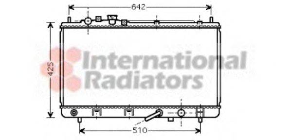 VAN WEZEL 27002167 Радіатор, охолодження двигуна