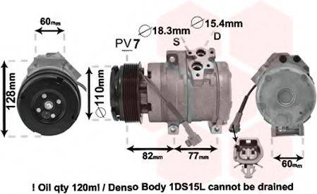 VAN WEZEL 5100K101 Компресор, кондиціонер