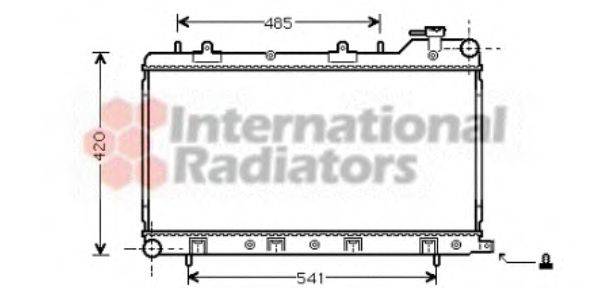 VAN WEZEL 51002045 Радіатор, охолодження двигуна