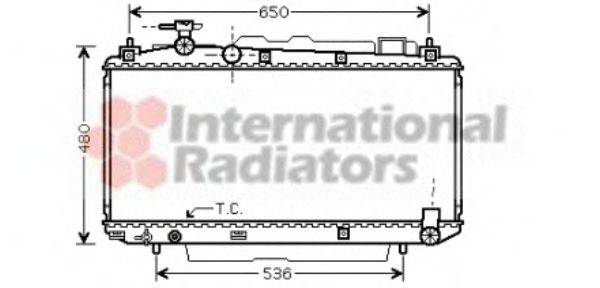 VAN WEZEL 53002299 Радіатор, охолодження двигуна