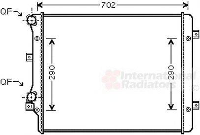 VAN WEZEL 58002207 Радіатор, охолодження двигуна