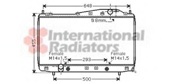 VAN WEZEL 81002055 Радіатор, охолодження двигуна