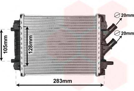 VAN WEZEL 03002384 Радіатор, охолодження двигуна