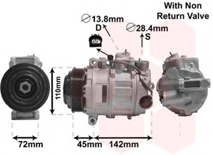 VAN WEZEL 3000K637 Компресор, кондиціонер