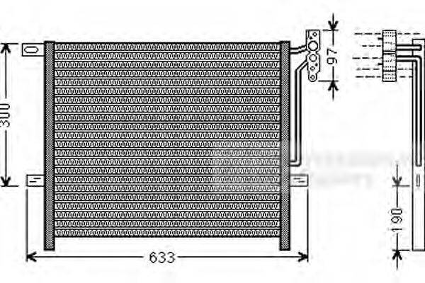 VAN WEZEL 06005369 Конденсатор, кондиціонер