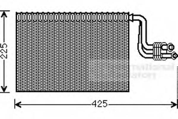 VAN WEZEL 0600V364 Випарник, кондиціонер