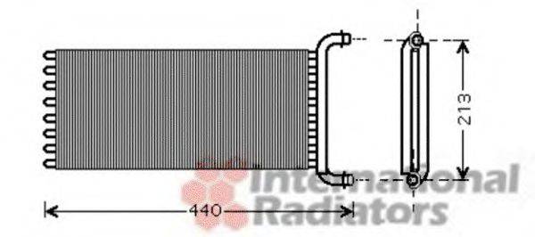 VAN WEZEL 30006441 Теплообмінник, опалення салону