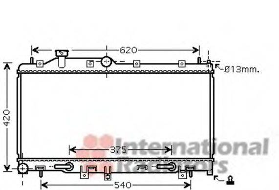 VAN WEZEL 51002068 Радіатор, охолодження двигуна