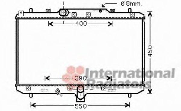 VAN WEZEL 52002086 Радіатор, охолодження двигуна