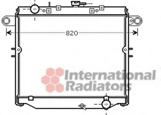 VAN WEZEL 53002477 Радіатор, охолодження двигуна