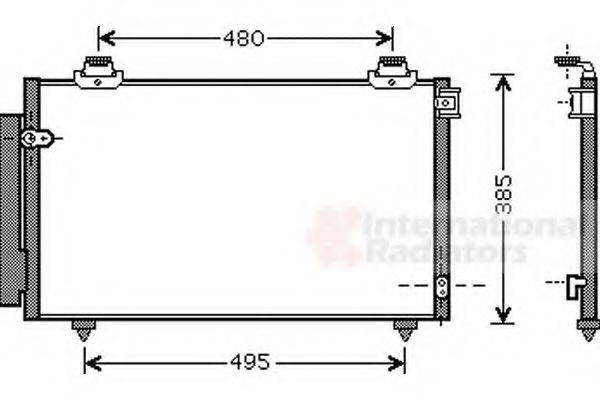 VAN WEZEL 53005431 Конденсатор, кондиціонер