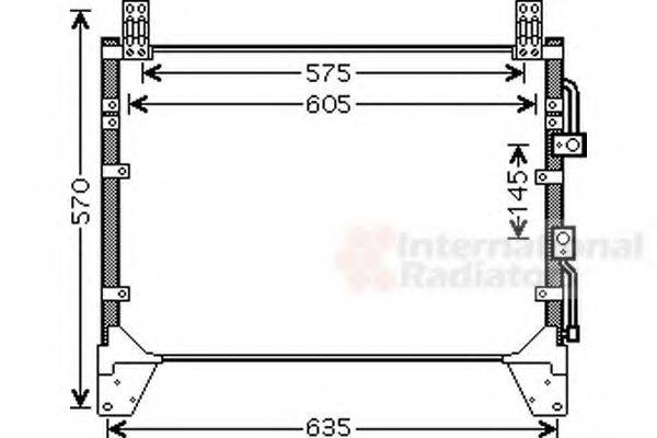 VAN WEZEL 81005083 Конденсатор, кондиціонер