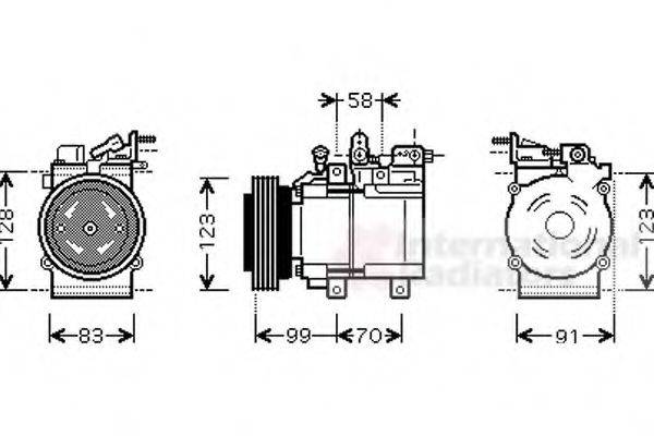 VAN WEZEL 8200K197 Компресор, кондиціонер