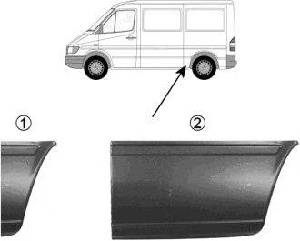 VAN WEZEL 3075139 Боковина