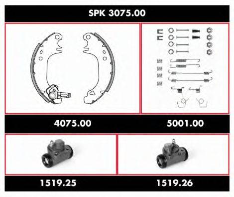 WOKING SPK307500 Комплект гальм, барабанний гальмівний механізм