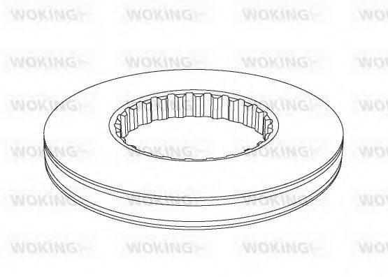 WOKING NSA114610 гальмівний диск
