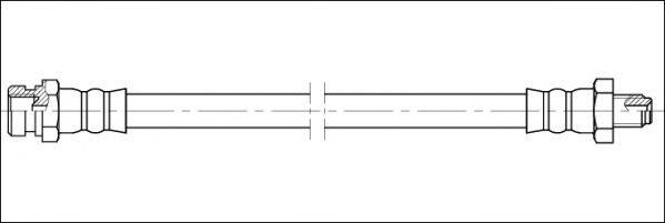 WOKING G190107 Гальмівний шланг