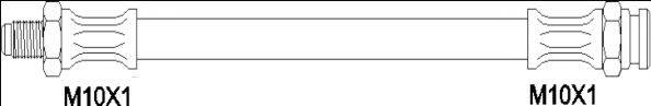WOKING G190319 Гальмівний шланг