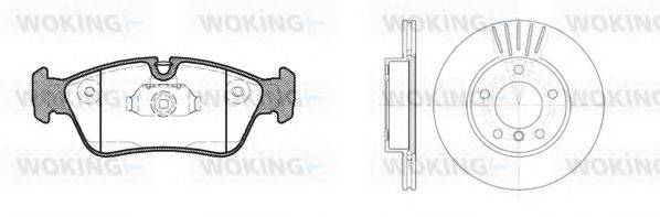 WOKING 8284302 Комплект гальм, дисковий гальмівний механізм