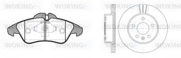 WOKING 8478300 Комплект гальм, дисковий гальмівний механізм