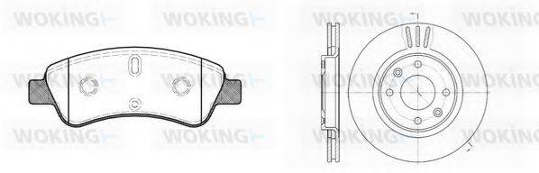 WOKING 8940300 Комплект гальм, дисковий гальмівний механізм