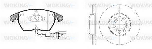 WOKING 81130300 Комплект гальм, дисковий гальмівний механізм