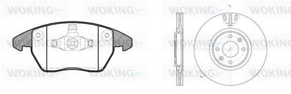 WOKING 81130301 Комплект гальм, дисковий гальмівний механізм