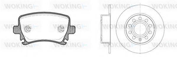 WOKING 81131300 Комплект гальм, дисковий гальмівний механізм