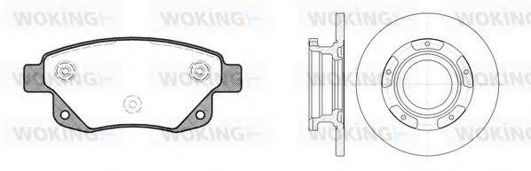 WOKING 81352300 Комплект гальм, дисковий гальмівний механізм