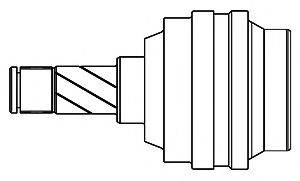 GSP 644004 Шарнірний комплект, приводний вал