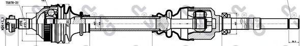 GSP 210195 Приводний вал