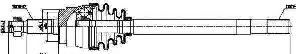 GSP 216012 Приводний вал